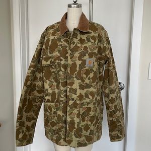 VTG Mens Carhartt camo “state coat” MEDIUM